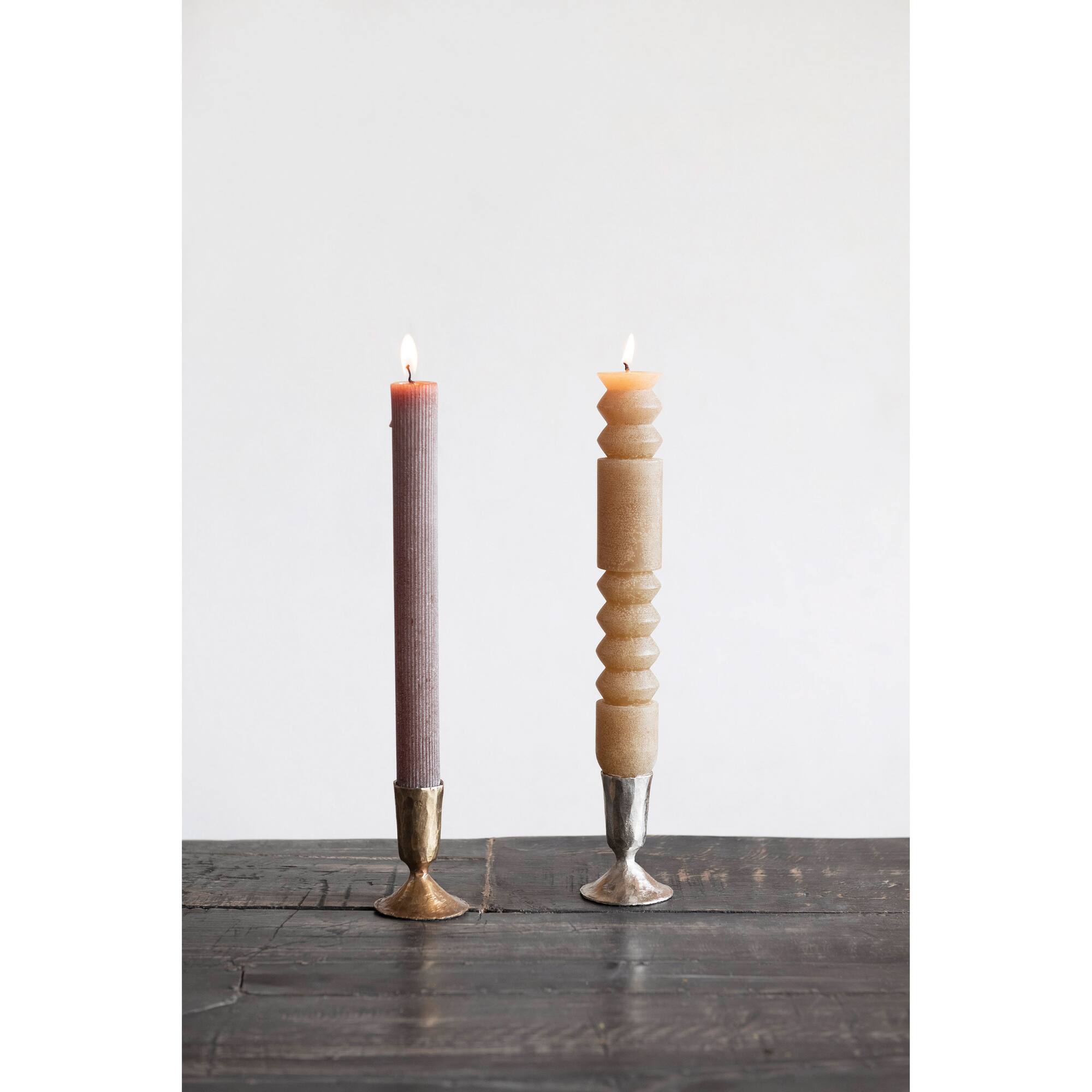 Hello Honey® Unscented Pleated Taper Candles in Box